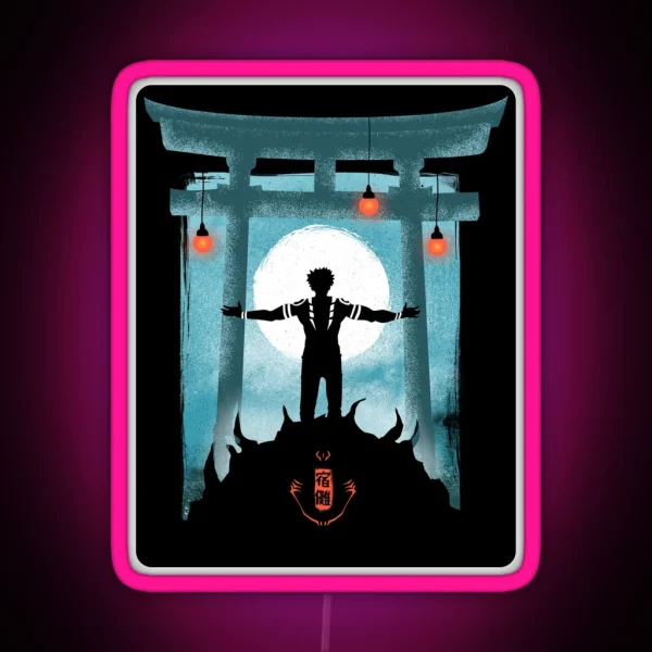 Traditional Dark Sorcerer RGB Neon Sign