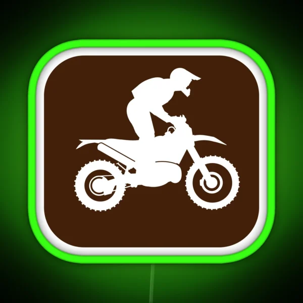 Trail Rider Icon RGB Neon Sign