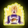 Train with Vegeta, DBZ-inspired RGB neon sign