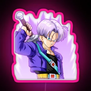 Train Insaiyan Future Trunks DB DBZ DBGT DBS RGB Neon Sign