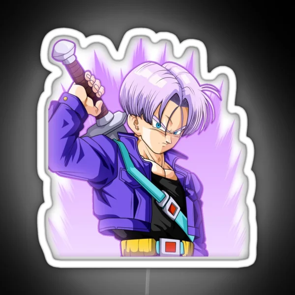 Train Insaiyan Future Trunks DB DBZ DBGT DBS RGB Neon Sign
