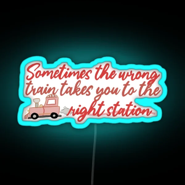 Train RGB Neon Sign