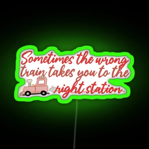 Train RGB Neon Sign