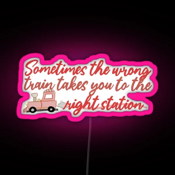 Train RGB Neon Sign