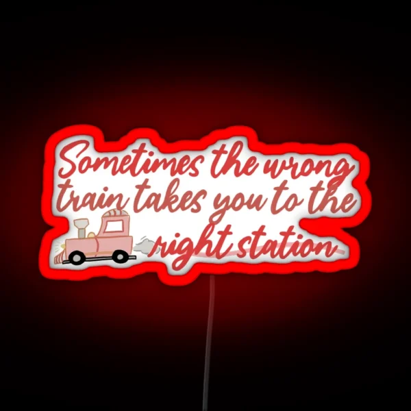 Train RGB Neon Sign