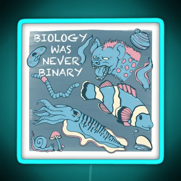 Trans Animals Led RGB Neon Sign
