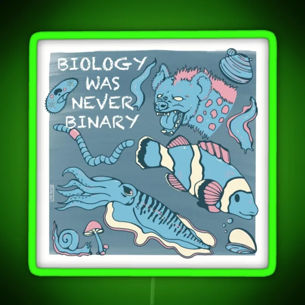 Trans Animals Led RGB Neon Sign