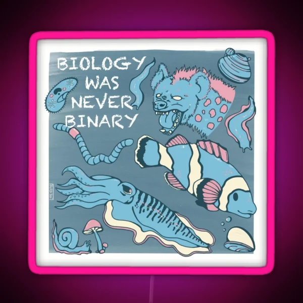 Trans Animals Led RGB Neon Sign