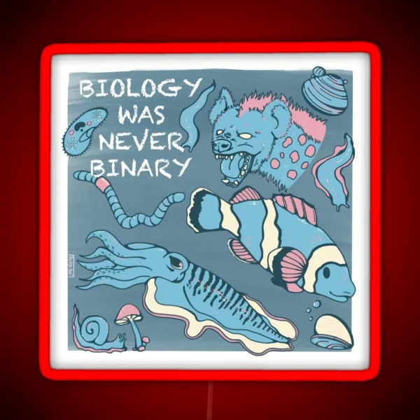 Trans Animals Led RGB Neon Sign