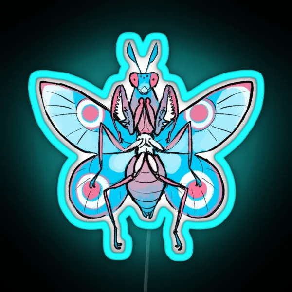 Trans Mantis RGB Neon Sign