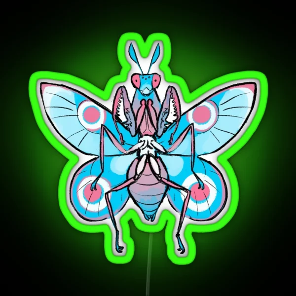 Trans Mantis RGB Neon Sign