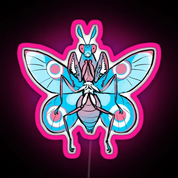 Trans Mantis RGB Neon Sign