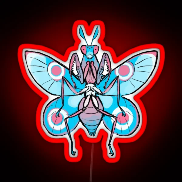 Trans Mantis RGB Neon Sign