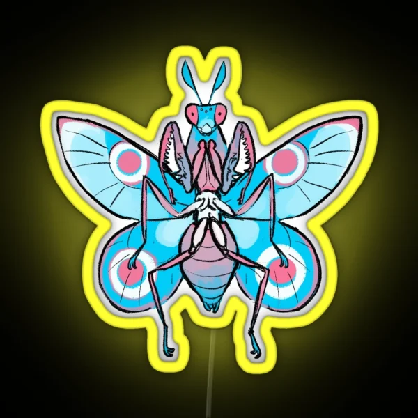 Trans Mantis RGB Neon Sign
