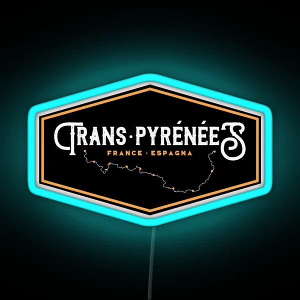 Trans Pyrenees Trail RGB Neon Sign
