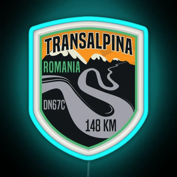 Transalpina Romania RGB Neon Sign