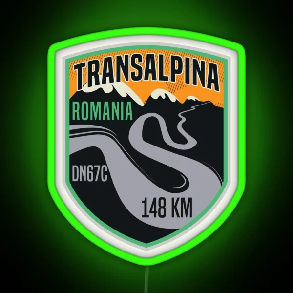 Transalpina Romania RGB Neon Sign