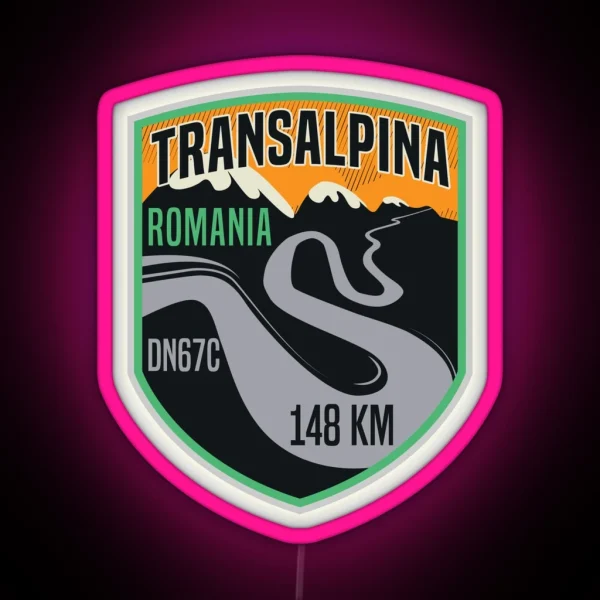 Transalpina Romania RGB Neon Sign
