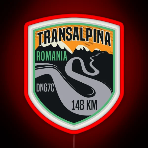Transalpina Romania RGB Neon Sign