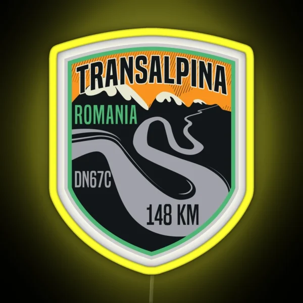 Transalpina Romania RGB Neon Sign