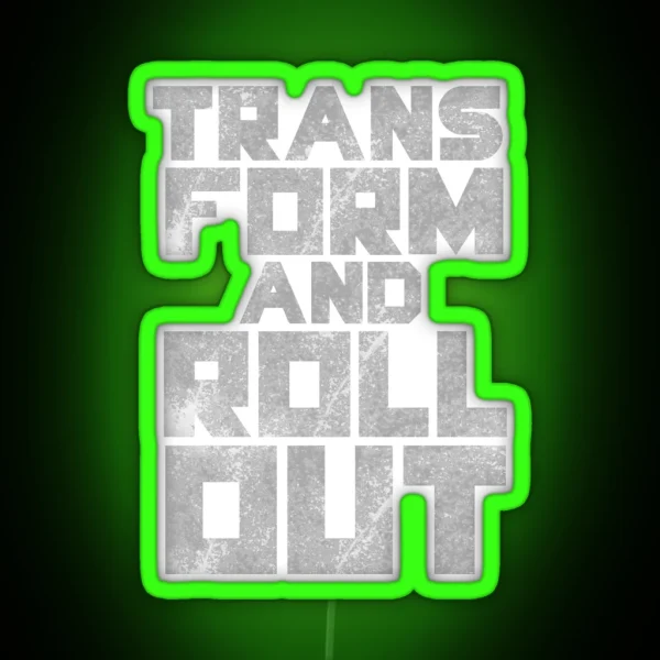 Transform RGB Neon Sign