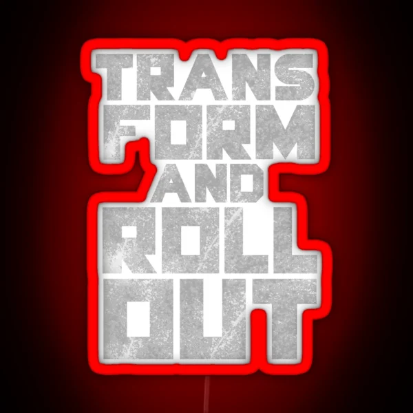 Transform RGB Neon Sign
