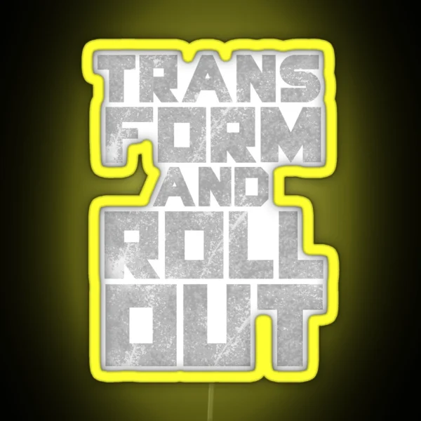 Transform RGB Neon Sign