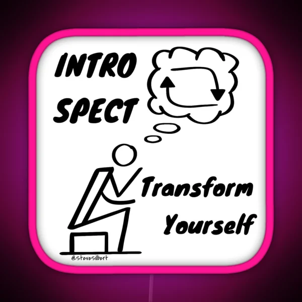 Transform Yourself RGB Neon Sign