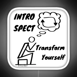 Transform Yourself RGB Neon Sign