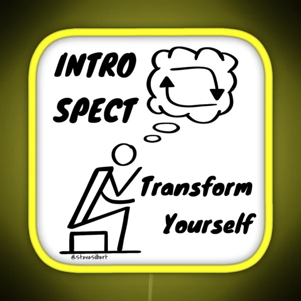 Transform Yourself RGB Neon Sign
