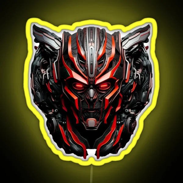 Transformer Ironhide Autobot Alien Robot Epic RGB Neon Sign