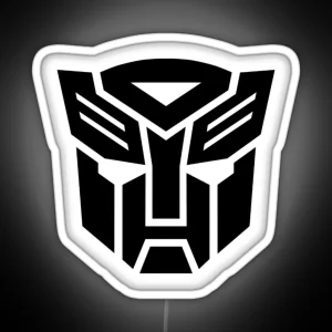 Transformers Black Autobot Symbol RGB Neon Sign