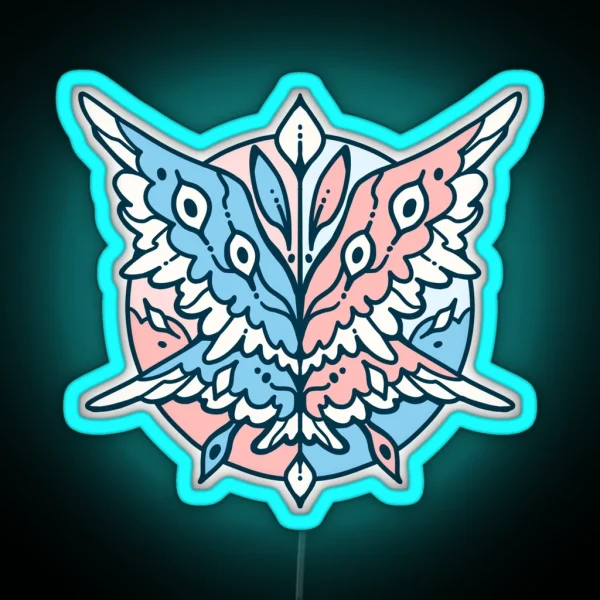Transgender Seraph RGB Neon Sign