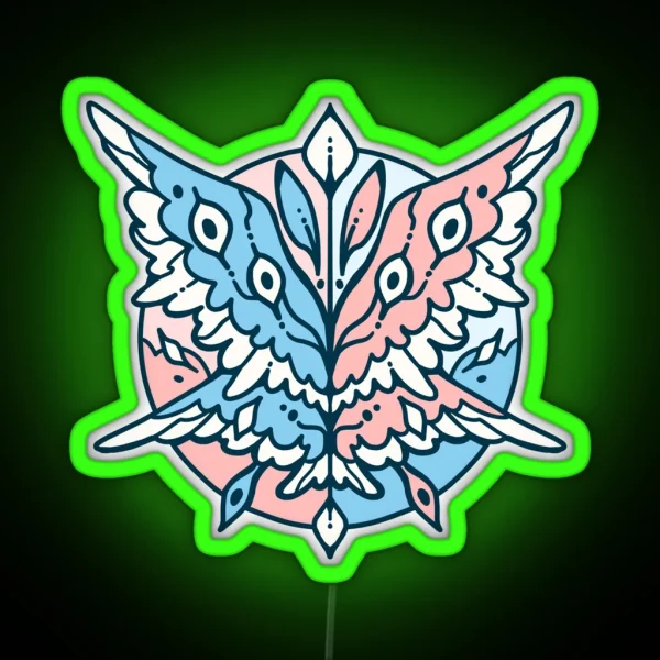Transgender Seraph RGB Neon Sign