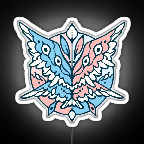 Transgender Seraph RGB Neon Sign