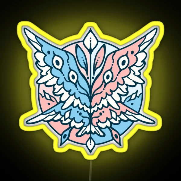 Transgender Seraph RGB Neon Sign
