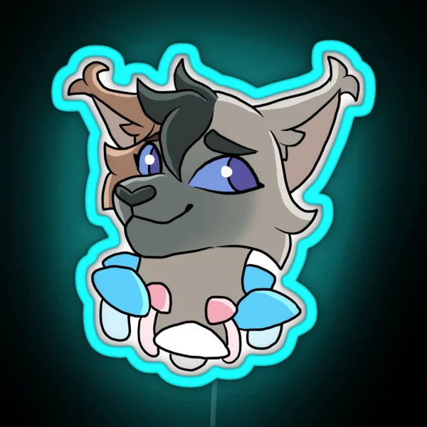 Transgender Trufflesprout Pride RGB Neon Sign