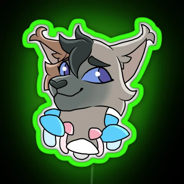 Transgender Trufflesprout Pride RGB Neon Sign
