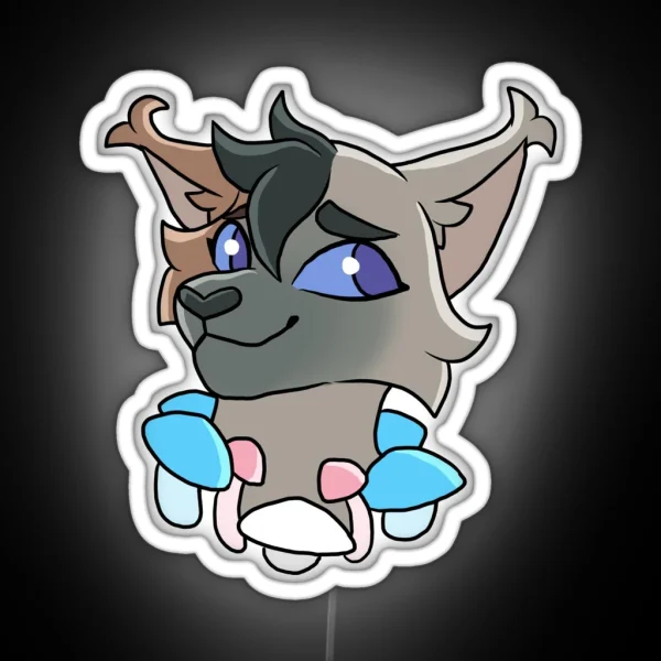 Transgender Trufflesprout Pride RGB Neon Sign