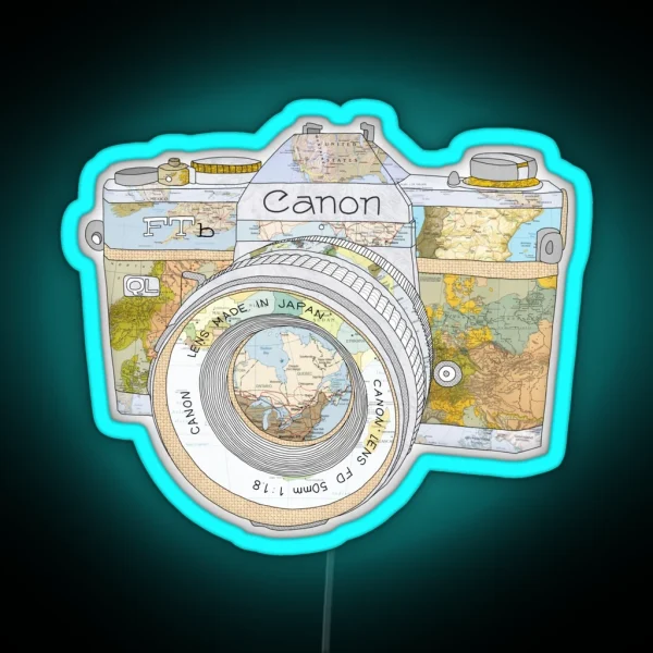 TRAVEL CAN0N RGB Neon Sign