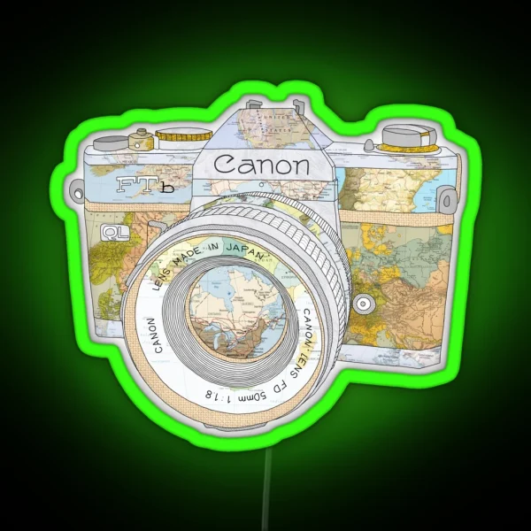 TRAVEL CAN0N RGB Neon Sign