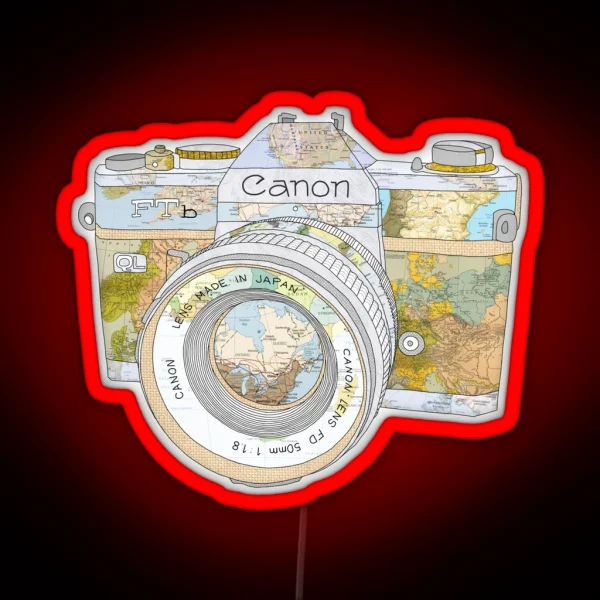 TRAVEL CAN0N RGB Neon Sign