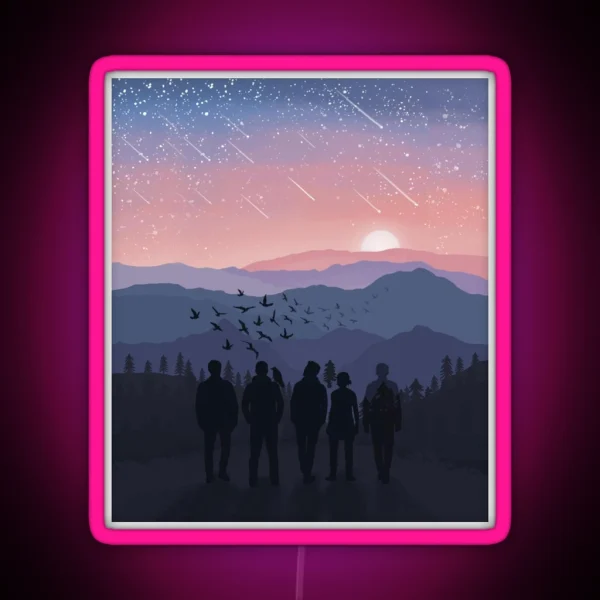 TRC Sunset Landscape RGB Neon Sign