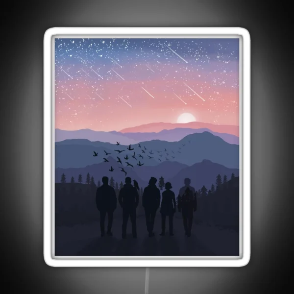 TRC Sunset Landscape RGB Neon Sign