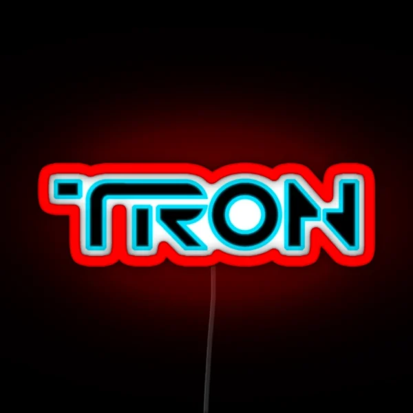 TRON Logo RGB Neon Sign