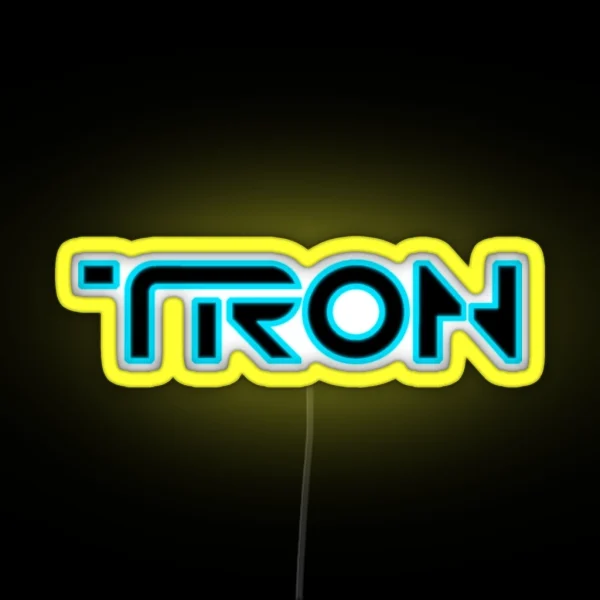 TRON Logo RGB Neon Sign