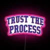 A neon sign with pink letters reading "Itp" on a dark background with a drop shadow effect.