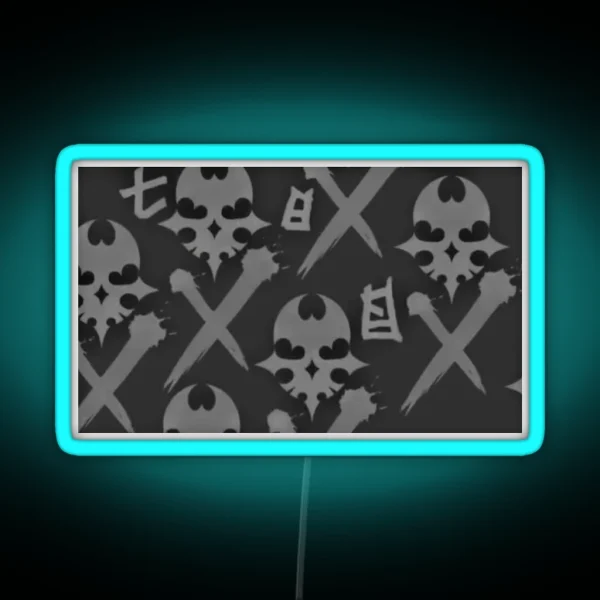 TWEWY Skulls The World Ends With You RGB Neon Sign
