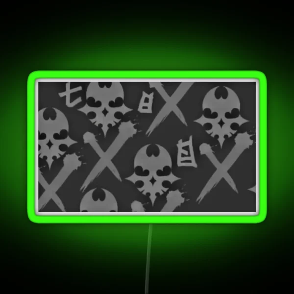 TWEWY Skulls The World Ends With You RGB Neon Sign