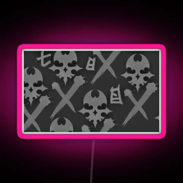TWEWY Skulls The World Ends With You RGB Neon Sign